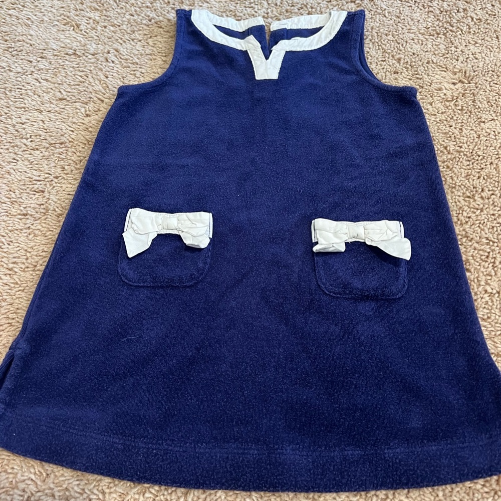Janie and Jack toddler girl terry coverup. Size 3. Excellent condition